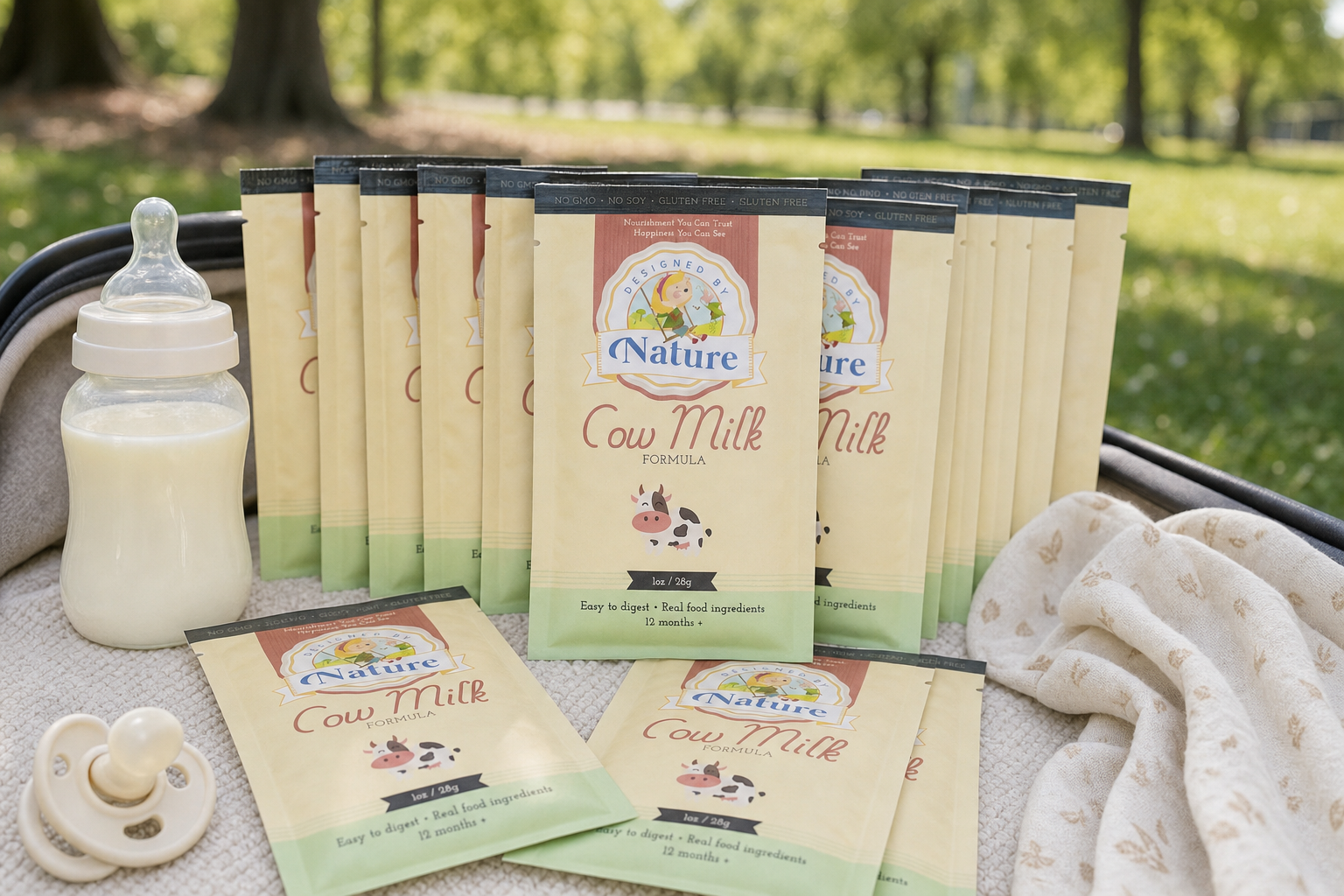 Cow Milk Formula- 1oz/27g  12 Travel Sachet